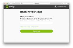 Redeem Spotify Code Free